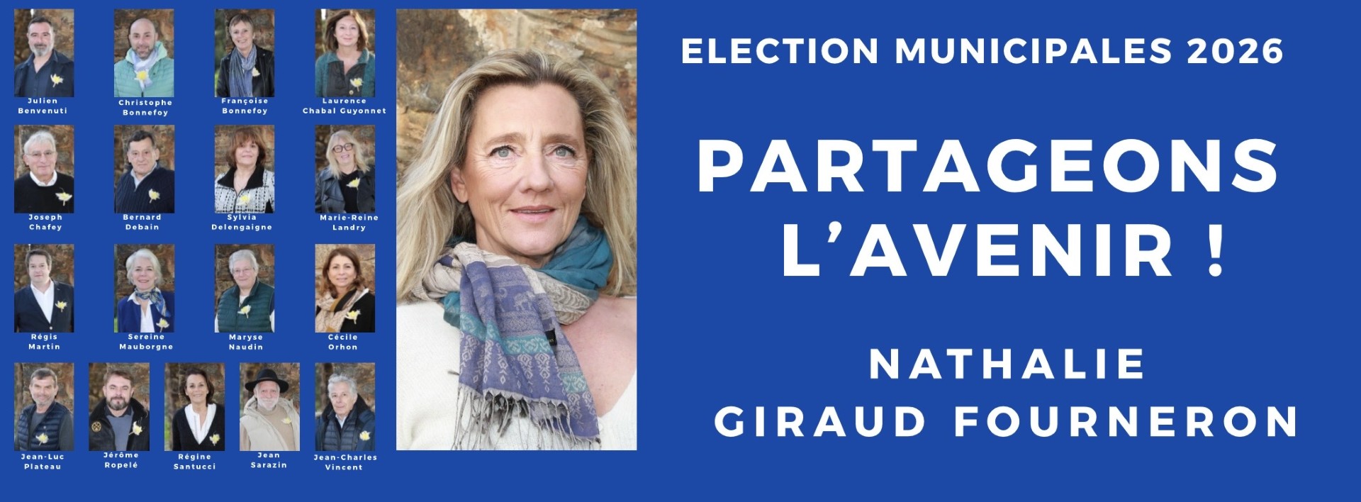 L'équipe de Nathalie Giraud Fourneron - Élections municipales 2026